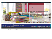 Tablet Screenshot of inspire-interiors.com